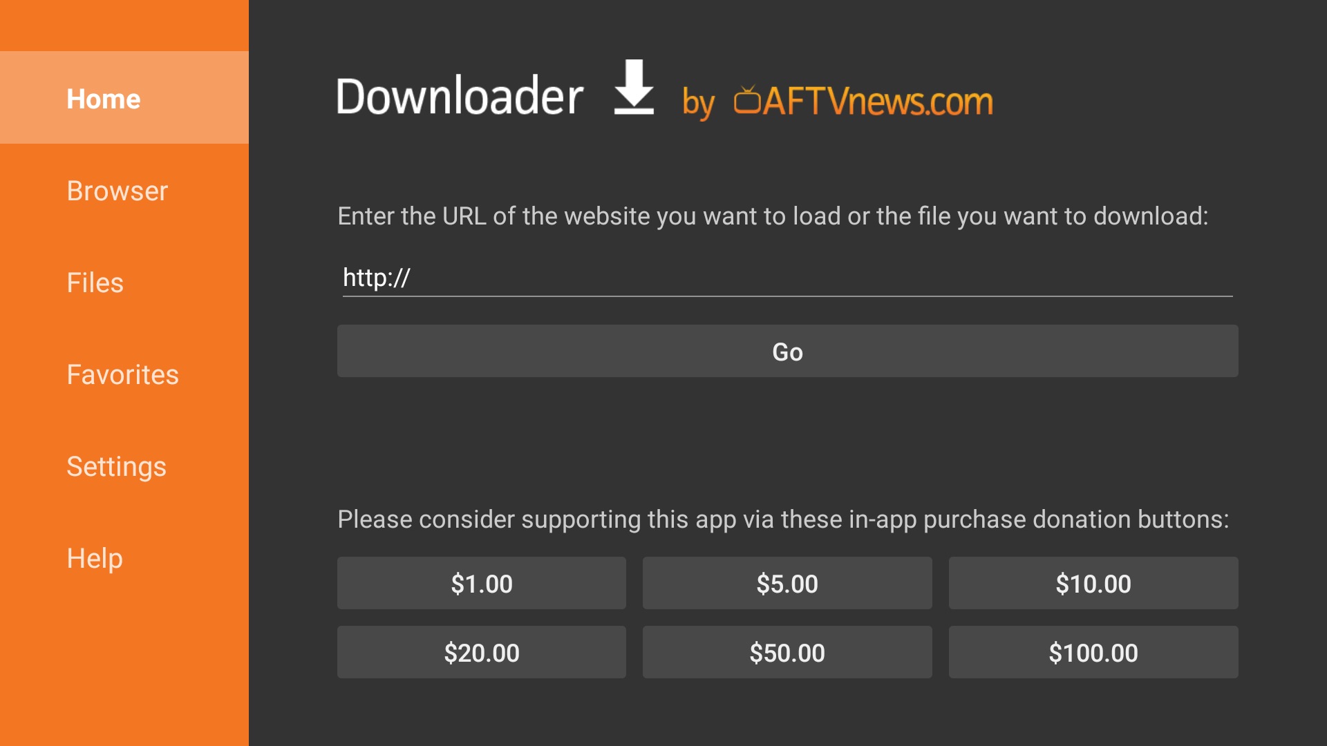 Install Downloader App - Step 3