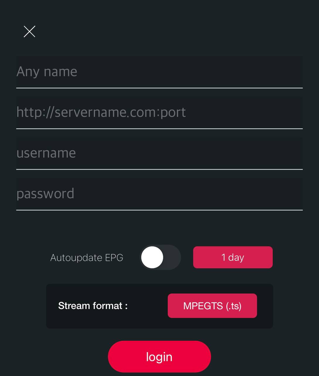 Enter Credentials - Step 3