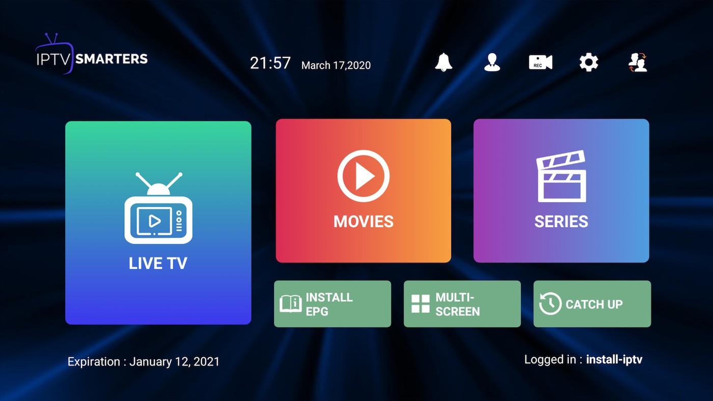Enter IPTV Nords credentials - Step 2