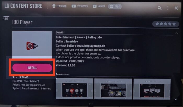 IBO Player app instalaltion