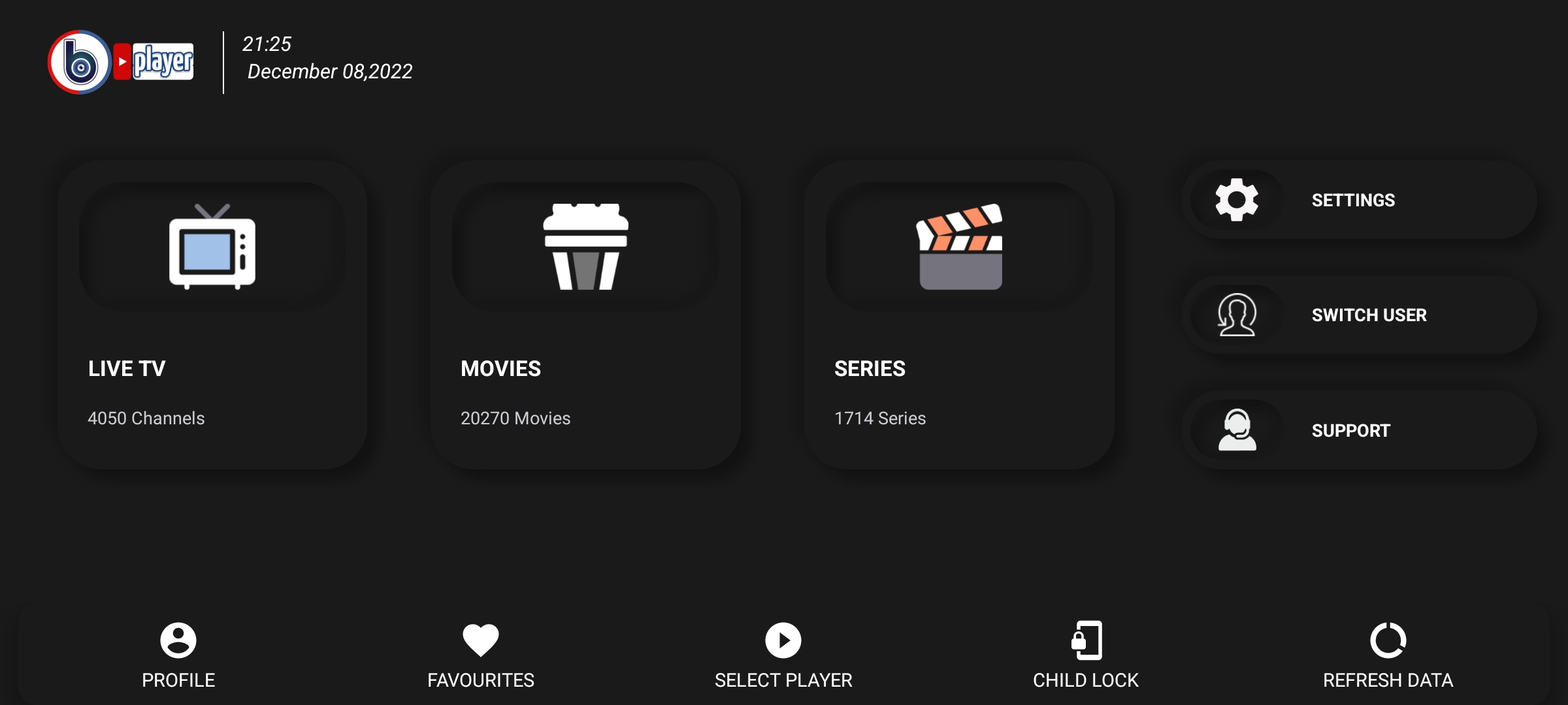 Login with XTREAM CODES - step 3